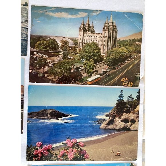 1955-1963 Incredible Peter Winter Jumbo Postcards US Scenes Collection Set 12 - Picture 9 of 16